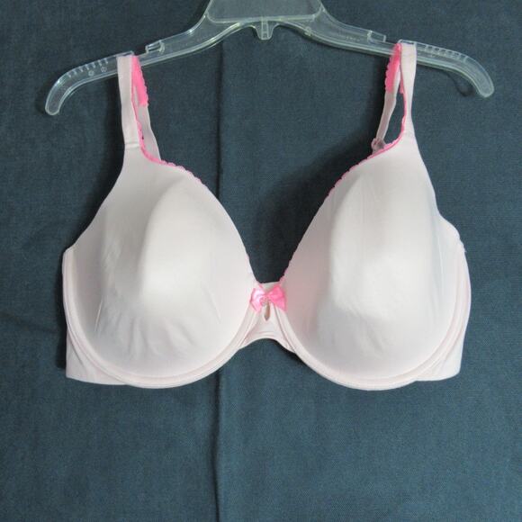 Victorias Secret Bra Size 36DDD Pink Body by Victoria Lined Perfect Coverage - Picture 1 of 6